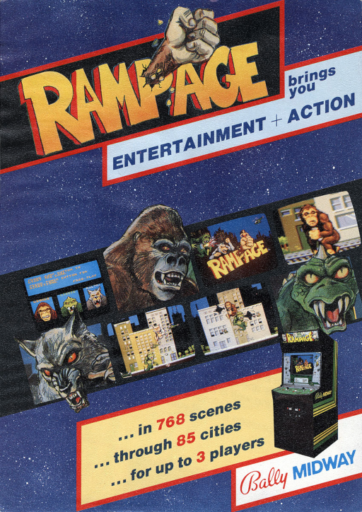 Rampage (revision 2) MAME2003Plus Game Cover